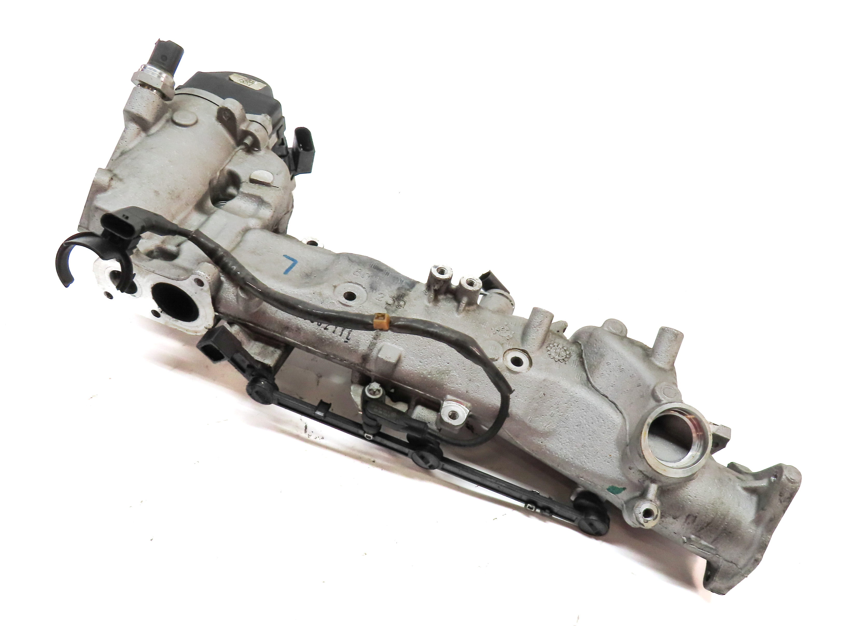 09-13 MERCEDES GL ML R (W164 W251 X164) 3.0L OM642 DIESEL LEFT INTAKE MANIFOLD — exact item pictured
